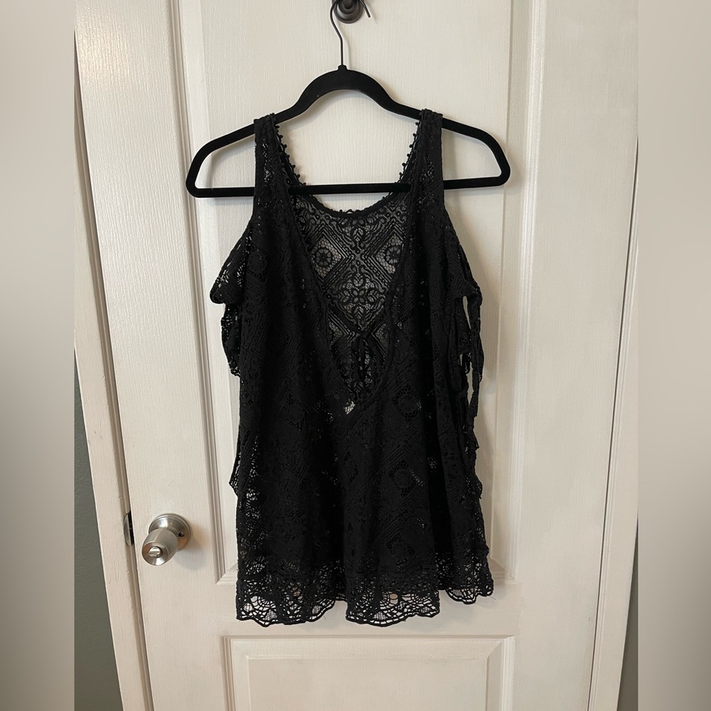 Free People Crochet Lace Tunic / Cover Up - Picture 2 of 10